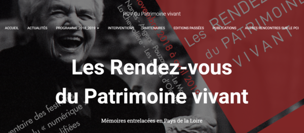 [Plateforme culturelle] Les Rendez-vous du Patrimoine vivant