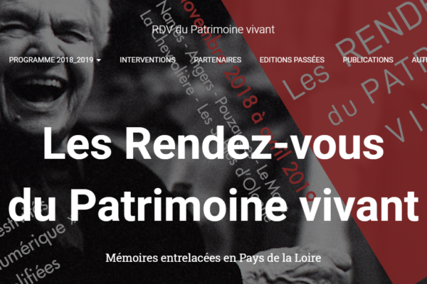 [Plateforme culturelle] Les Rendez-vous du Patrimoine vivant